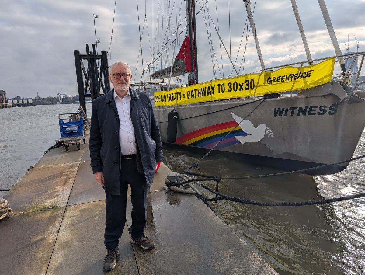 Thanks to <a href="/GreenpeaceUK/">Greenpeace UK</a> for inviting me onto their new ship, Witness, as part of their campaign to protect 30% of the world's oceans by 2030.

Industrial fishing and offshore drilling are destroying our marine ecosystems.

Protect our oceans!