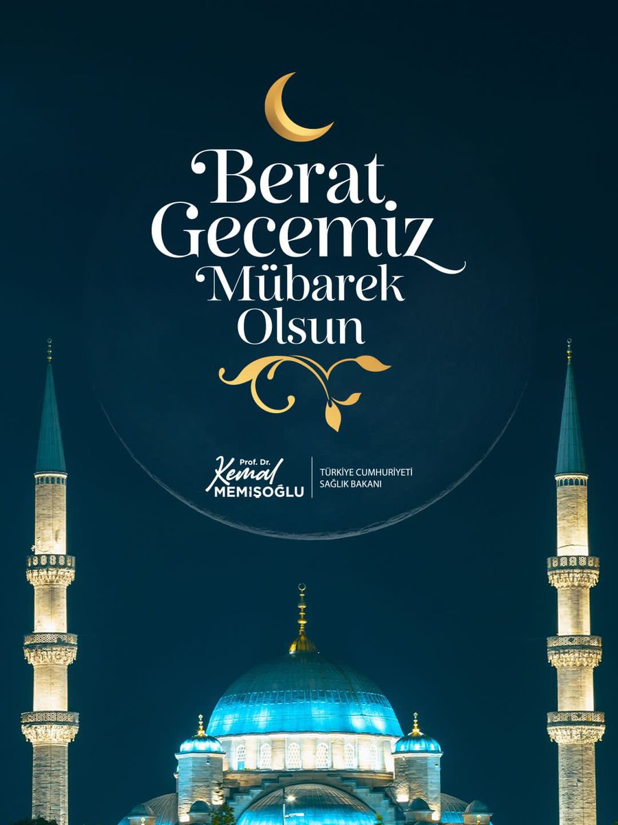 Aziz milletimizin ve İslam âleminin mübarek Berat Gecesi’ni tebrik ediyorum.

Bu kutlu gecenin; rahmet ve mağfiretiyle başta gönül coğrafyalarımız olmak üzere, tüm insanlığa umut olmasını temenni ediyorum.

Rabbim dualarımızı dergâh-ı izzetinde kabul eylesin; bizleri