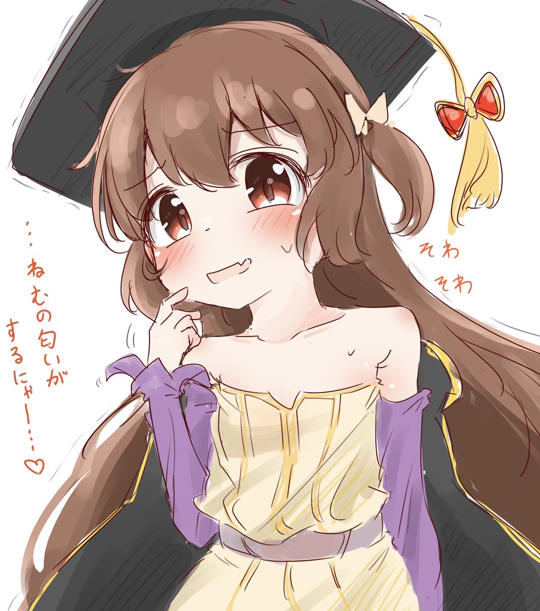 灯花ちゃんの衣装は作画コスト高過ぎ☆彡だから、ちょっとねむちゃんの衣装着ててね！！！可愛いね！