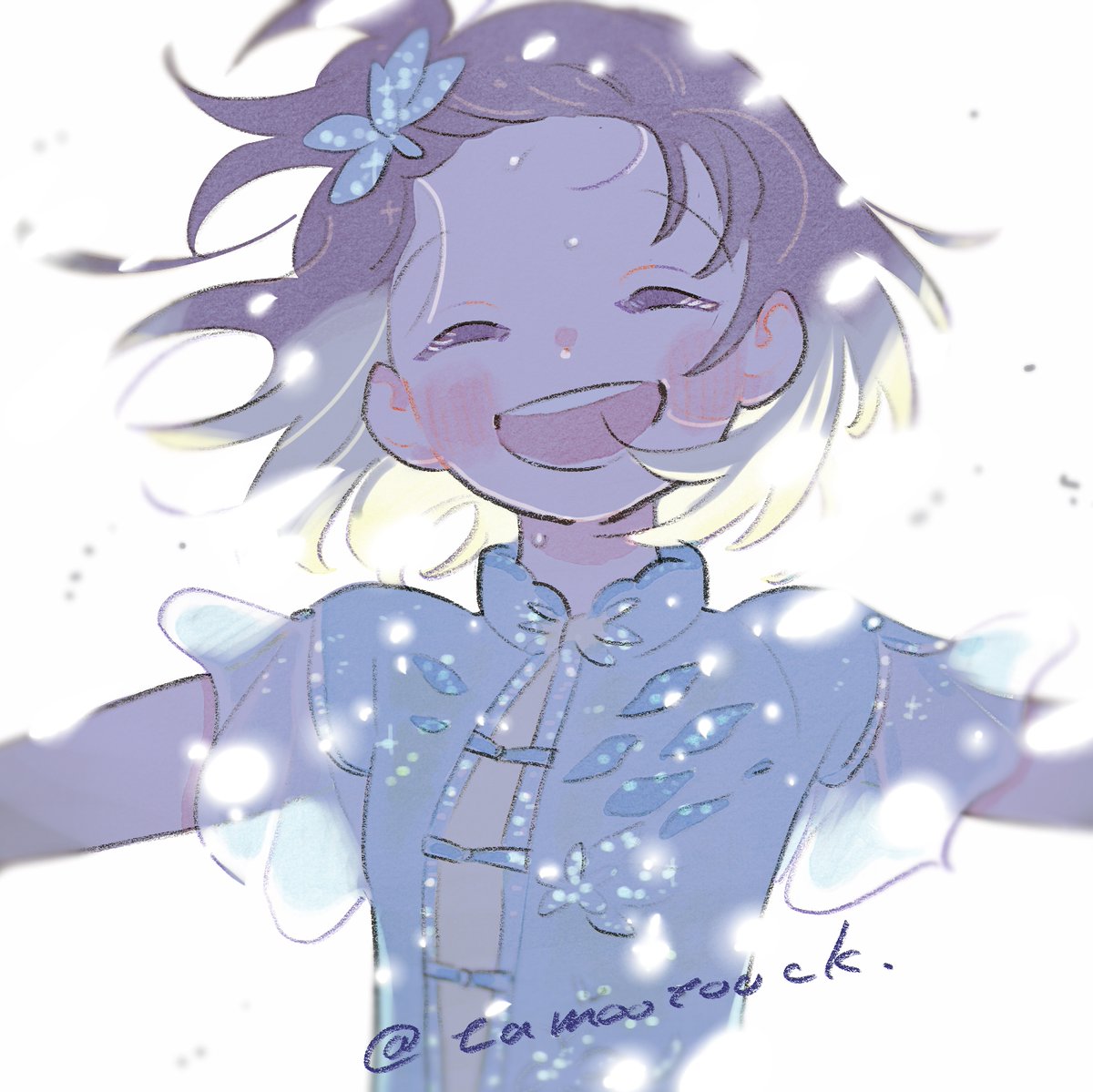 「いのりちゃん・・・」|たもとのイラスト