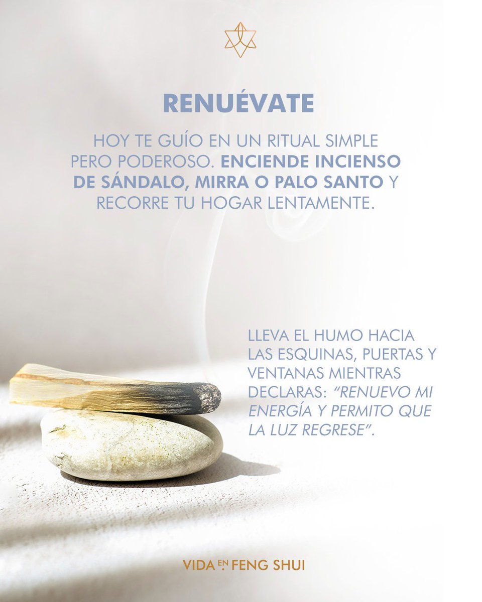 alfonsoleon10's tweet image. El 2 de febrero, el incienso se convierte en un aliado sagrado para la renovación del hogar. 🌬️✨ Cuando el humo asciende, se lleva las cargas del pasado y abre espacio para una energía más ligera, consciente y viva. Permite que tu casa respire y tu alma también 🏡🕯️ #FengShui