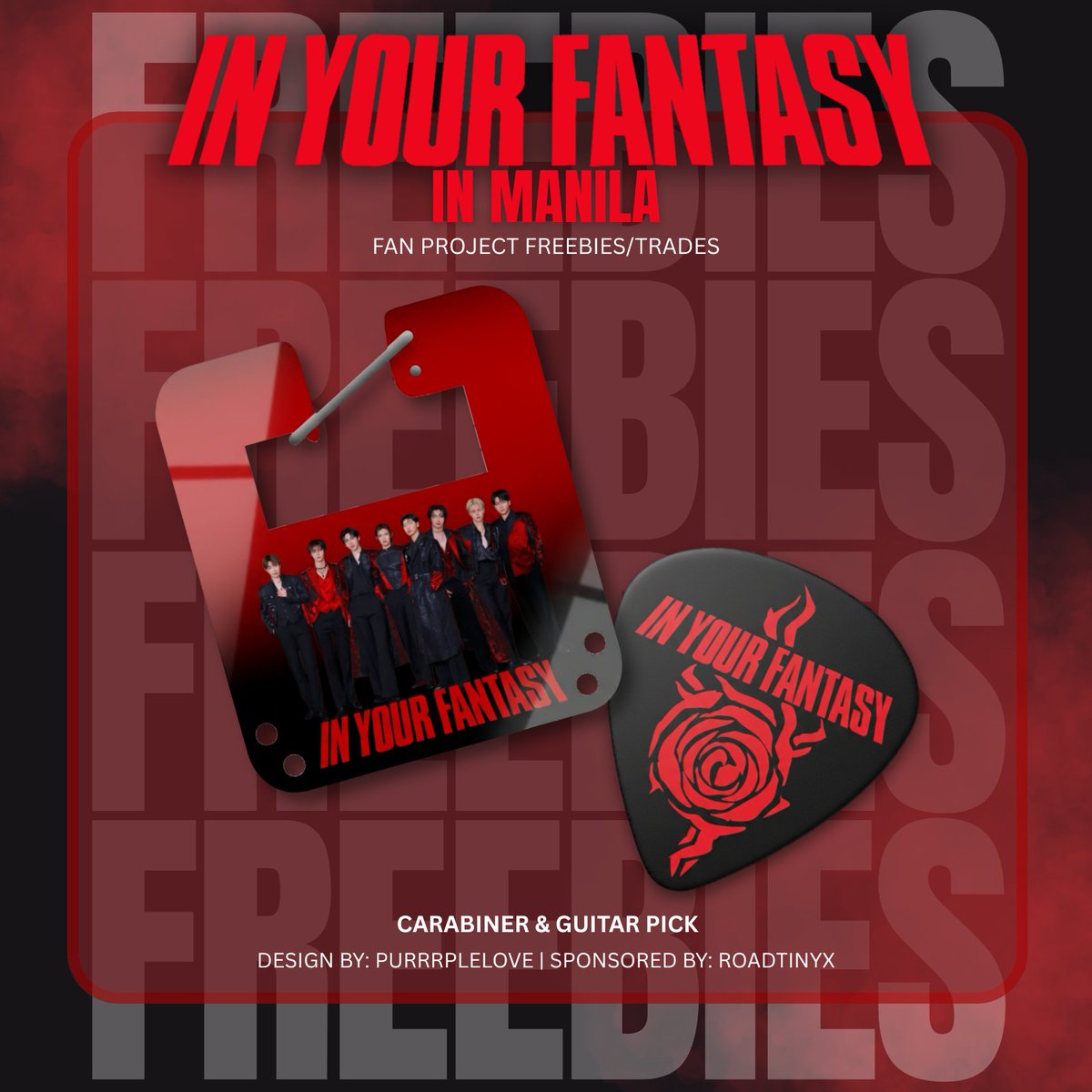 [2026 ATEEZ IN YOUR FANTASY IN MANILA FAN PROJECT]
by <a href="/roadtinyx/">Sike Ers</a> &amp; <a href="/purrrplelove/">선이 ⁸ SEEING ATEEZ</a> 

Carabiners &amp; Guitar Pick

Rules: 
- Must be following us both
- Bookmarked, Liked &amp; RT-ed
- Choose 1 only / 1:1 Trades
- If want both, Show Stream proof of 'Adrenaline' MV on D-day.