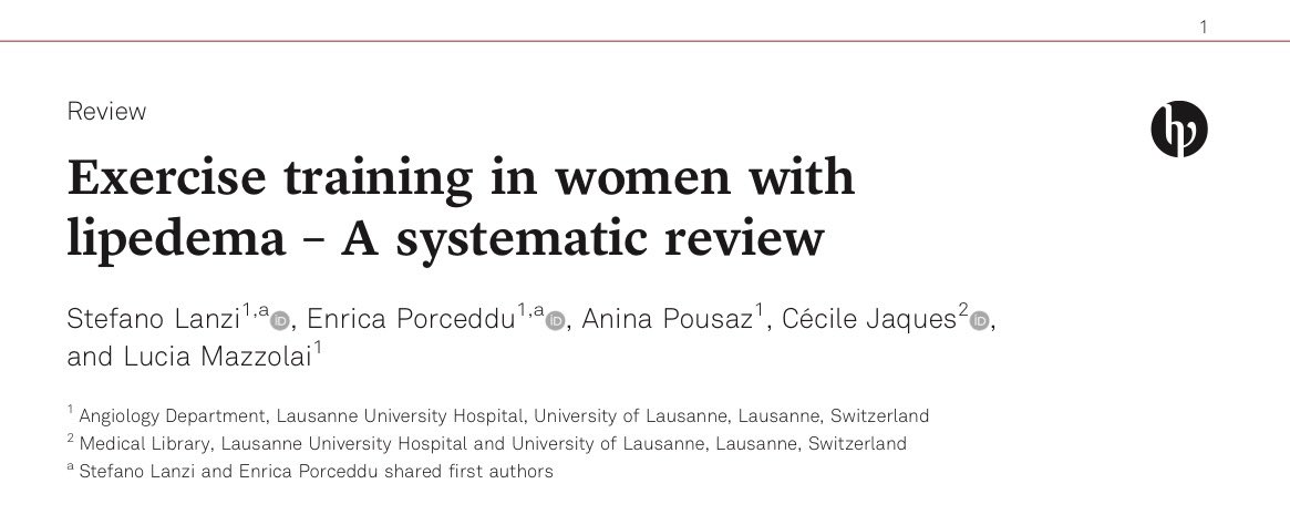 ✅¿Existe “el mejor ejercicio” para el lipedema?

Revisión sistemática 2025 (n=115 mujeres, 6 estudios) , hilo basado en evidencia científica 🧵👇🏻