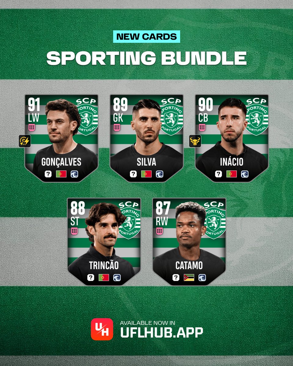 🟢 #UFLGame added a Sporting CP Bundle — Limited time (Jan 30–Feb 5), price is $24.99.

Club bundles a W or nah?