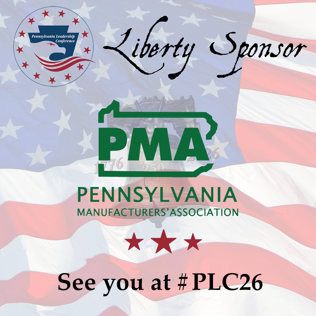 We are excited to welcome The <a href="/PAManufacturers/">PA Manufacturers</a>  as a 2026 Liberty Sponsor at the 2026 PA Leadership Conference.

Join us and our friends at PMA this April 9-11th, in Camp Hill for workshops, panels, speakers, networking and more!