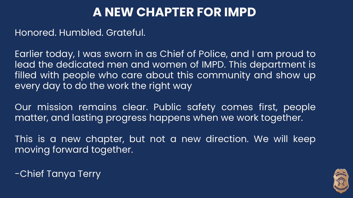 Chief Tanya Terry tweet media