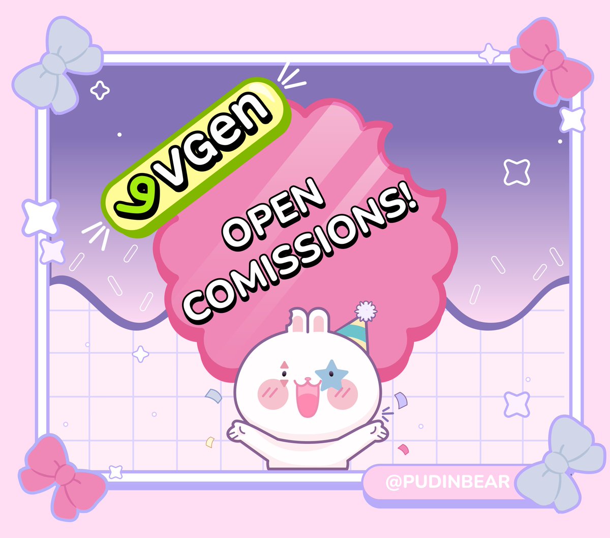 Pud_b3ar's tweet photo. 🌸 Commissions still OPEN! 🌸

I’m still taking commissions on VGen ✨
Characters, OCs &amp; stylized art 💖

👉 https://t.co/HMQljwLw3M
RTs = huge support 🫶 https://t.co/ZIoJMH7sok