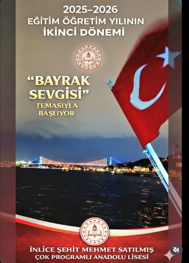 2025-2026 Eğitim Öğretim Yılının ikinci Dönemi, "Bayrak Sevgisi" Temasıyla Başlıyor

Milli Eğitim Bakanı Yusuf Tekin imzasıyla 81 ile gönderilen yazı doğrultusunda okullarda bayrağın tarihî, millî ve manevi değerine ilişkin bilgilendirme çalışmaları yapılacak.
