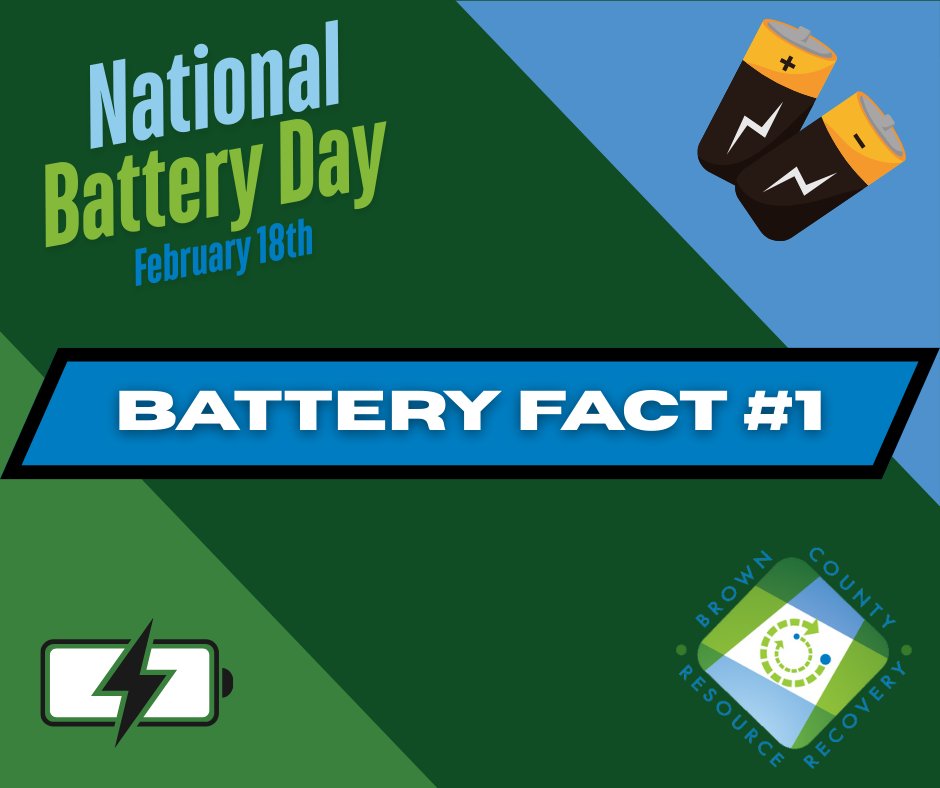 🔋 Battery Fact #1

Batteries are a leading cause of fires at recycling and solid waste facilities.

Never put them in curbside bins.

#NationalBatteryDay #BatteriesNOWIncluded