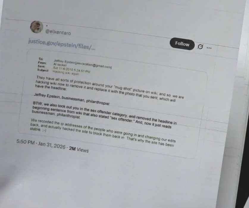 It is all over for Wikipedia.

This recently released document shows how Wikipedia has been hacked and gamed by a notorious criminal.

USE GROKIPEDIA.