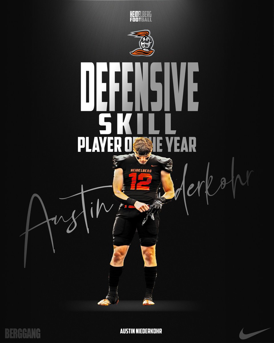 Banquet Awards recap...

100% Player voted awards. 

Offensive Skill Player of the Year - QB Ty Poorman
Co-Defensive Skill Players of the Year - DB Grffin Reese, DB Austin Niederkohr

#BergGang