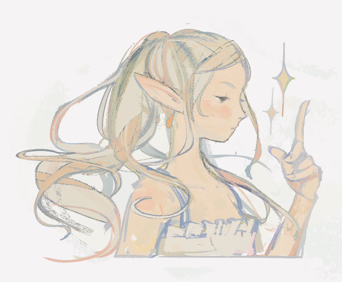 drawing from a while ago, frieren again