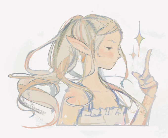 drawing from a while ago, frieren again