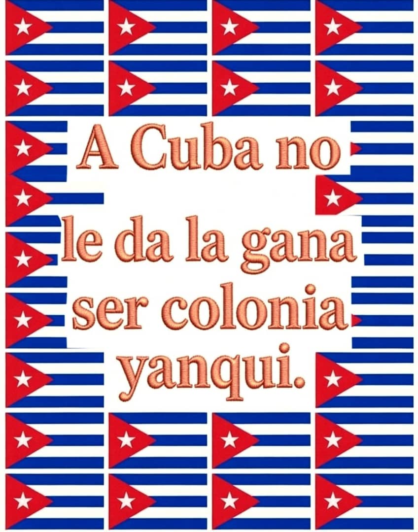 Vicente73977721's tweet photo. @ManuPineda @publico_es Mi #Cuba no se doblegará ante el imperialismo yanqui. https://t.co/g420H4O0uX