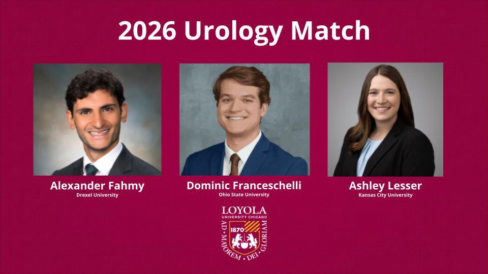 LoyolaUrology's tweet image. We are absolutely THRILLED to welcome these superstars ⭐️ to the Loyola Urology family 🎉🥳🤩

@UroAcademic #AUAMatch2026