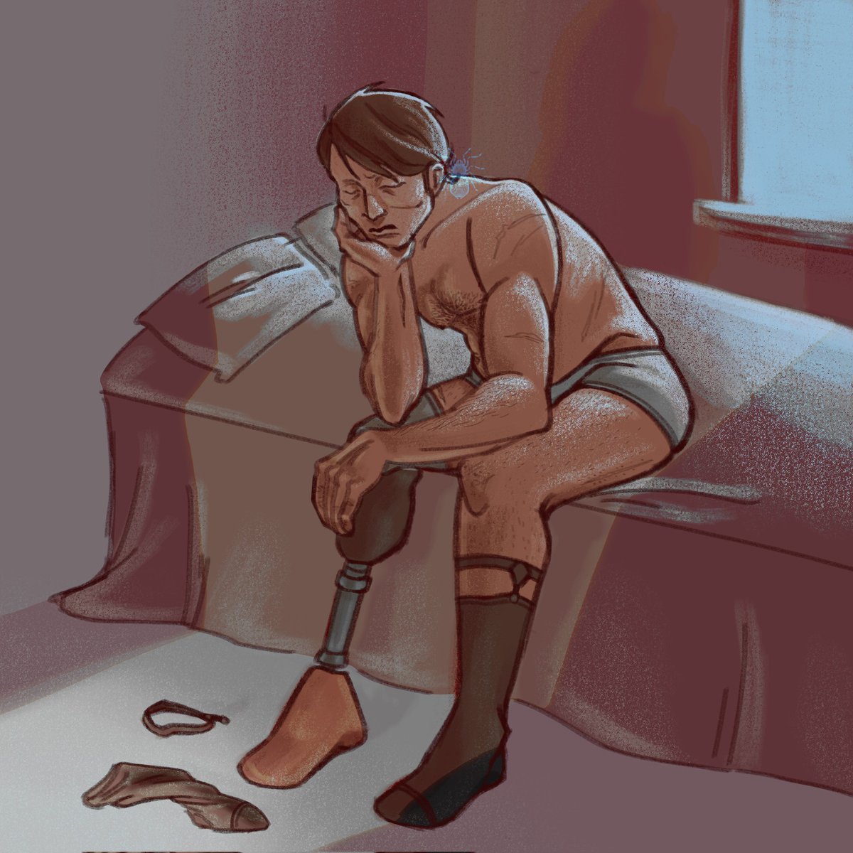 🛏 post fall 🛏
been having lots of post fall thoughts lately and i wholeheartedly believe hannibal loses his leg in the fall so in this essay i will--

#hannibal
