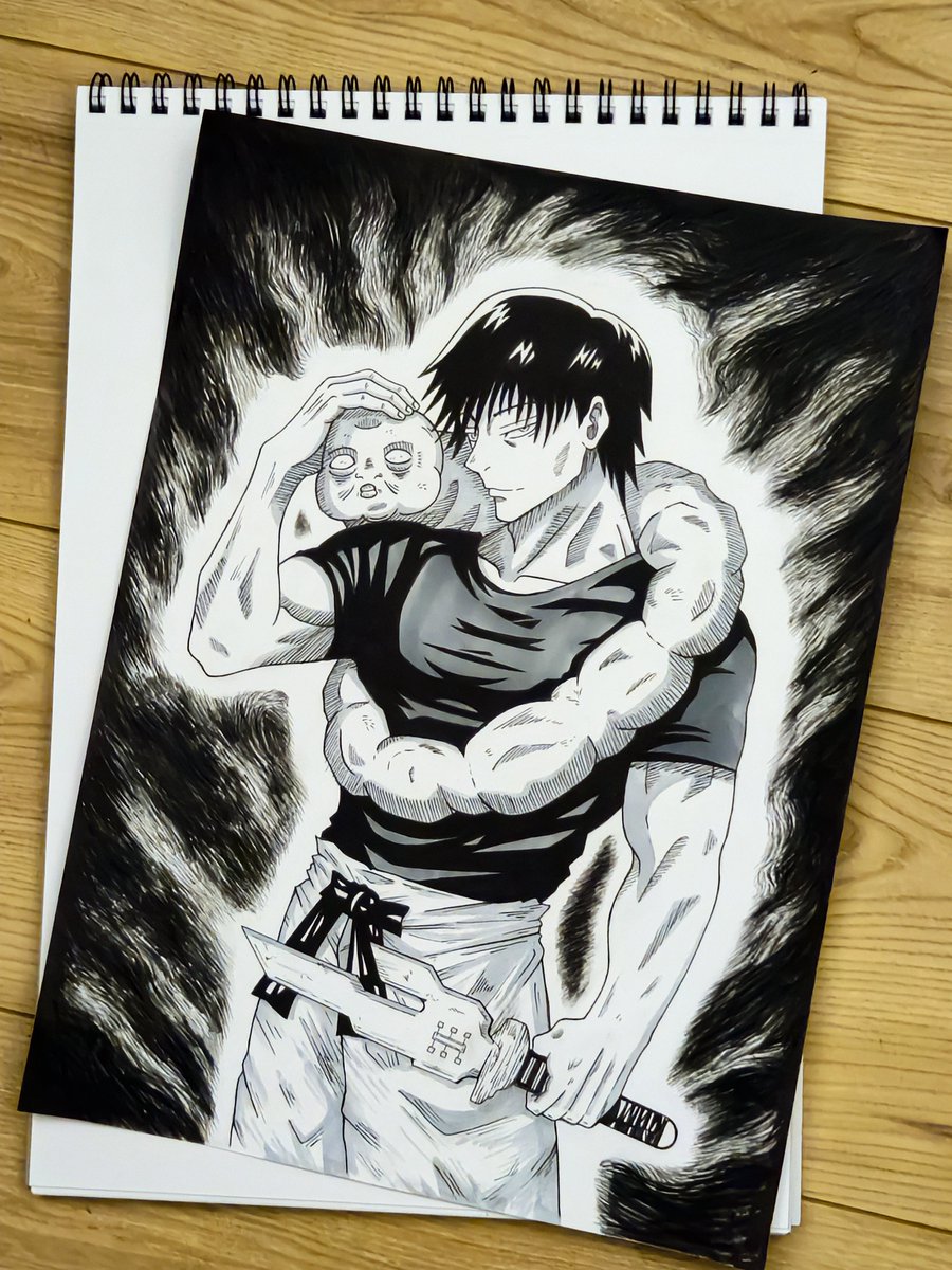 Raazziaa's tweet photo. Toji Zenin 🖌️#jjk https://t.co/BHWgNzn64m