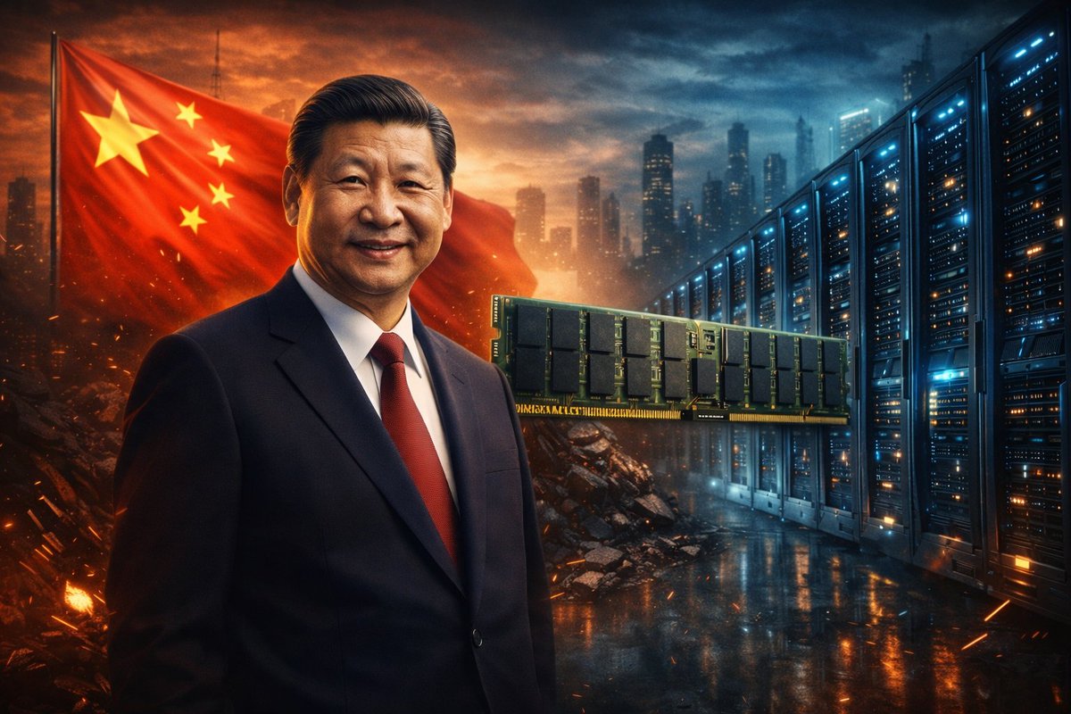 NumbersMatterHQ's tweet photo. 🇨🇳 China’s new DRAM maker CXMT is reportedly selling 32GB DDR4-3200 ECC server RAM for just $138 on platforms like Alibaba.

That’s far below the usual $300–$400 global pricing. https://t.co/EDIZOCC9m3