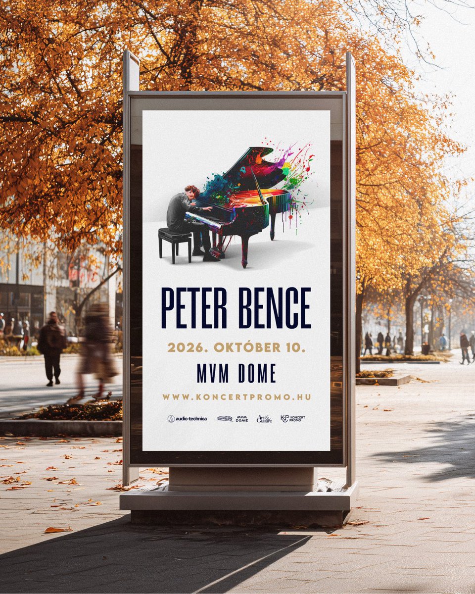 freebeunique's tweet photo. We created the visual creative for Péter Bence’s 2026 Budapest concert, designed to translate seamlessly across multiple touchpoints.

#freebeunique #peterbence https://t.co/tq3JQ2poD0