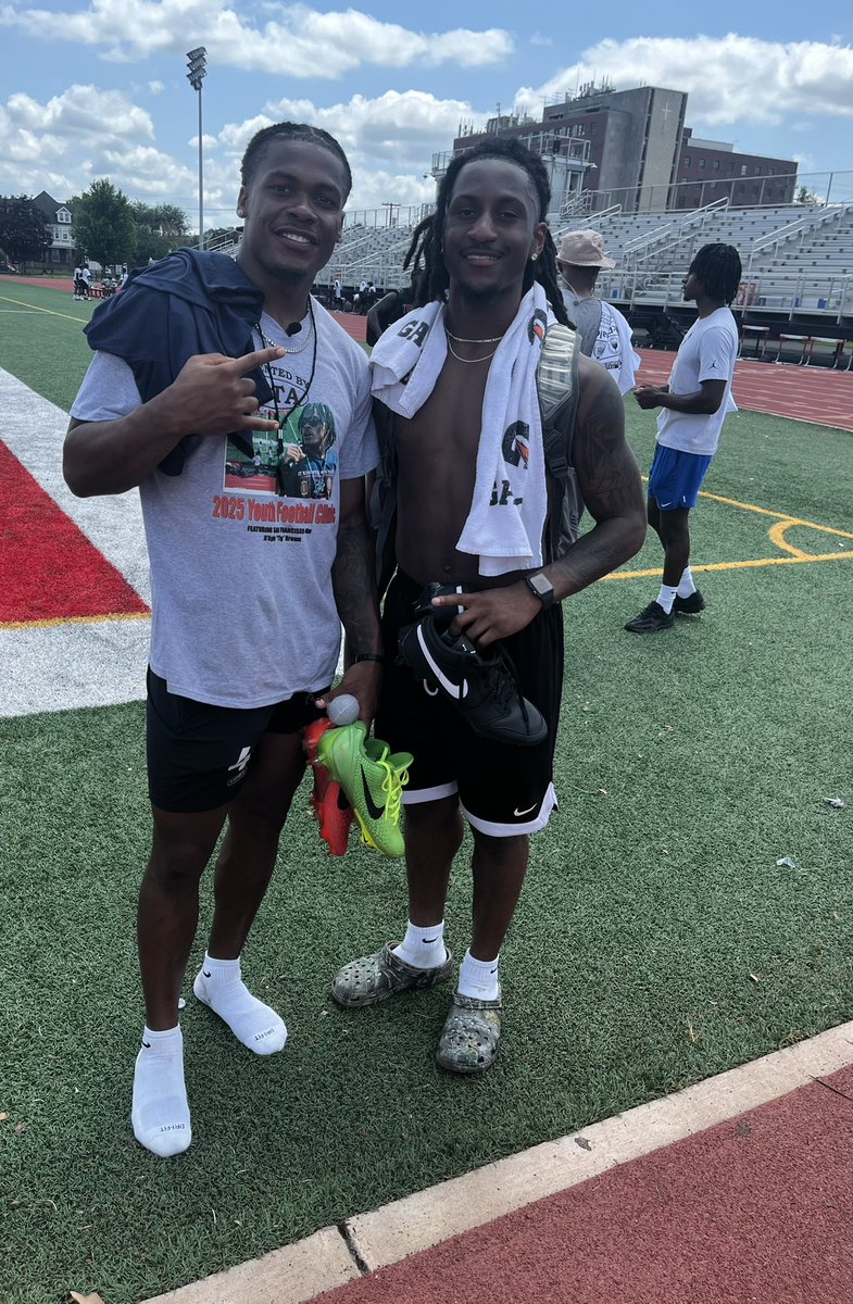 Throwback ! Great workout with <a href="/_Tiig2/">Ji’Ayir Brown</a> and <a href="/Fred_Hansard53/">Fred Hansard</a> last summer ! Family !! <a href="/MikeWakins/">Mike Watkins</a> <a href="/CoachGarrison/">Coach Dave Garrison</a> <a href="/Coach_DiRienzo/">Lou DiRienzo Jr.</a> <a href="/Coach_Runza/">Christian Runza</a> <a href="/Coach_KCal/">Kevin Callahan Jr.</a> <a href="/CoachBDoc/">Brian Dougherty</a> <a href="/Coach_Hatcher20/">Mike Hatcher</a> <a href="/cameronhall_4/">Cameron Hall</a> <a href="/CoachShulerZ/">Zahneer Shuler💎</a> <a href="/Coach_Derasmo/">Michael J. Derasmo</a> <a href="/Coach_Raitano/">Chris Raitano</a> <a href="/PRZVicCastillo/">VicCastilloPRZ</a> <a href="/BrendanScoutsNJ/">Coach Brendan</a>