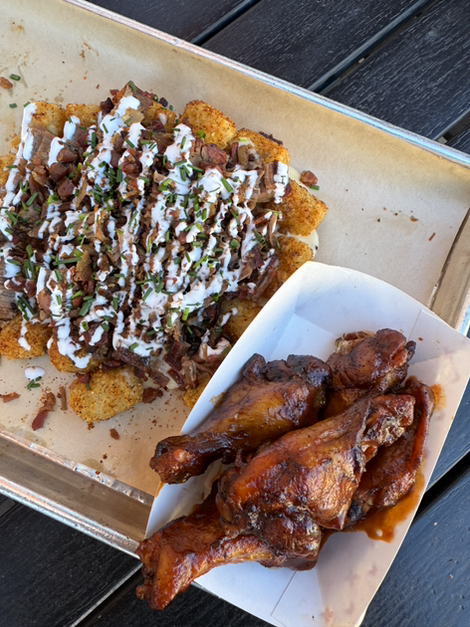 We’re celebrating National Tater Tot Day with fully loaded tater tots and our fan-favorite Orange Crush wings. Crunchy, saucy, and made for sharing… or not. No judgment here.