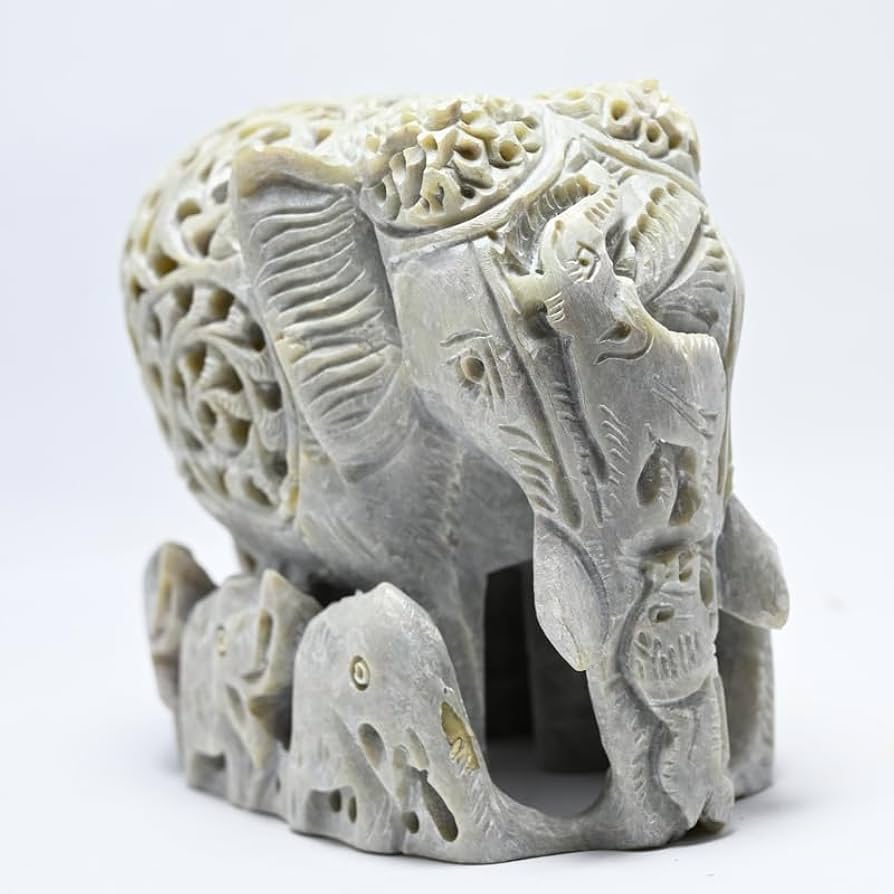 cayacrafts's tweet photo. 100% Natural Soapstone Elephant Sculpture Hand Carved Jali design by skilled artisans from Varanasi

The Baby Inside Mother?s Tummy with 6 little elephant soapstone carved elephant is a unique and eye-catching decorative item that is sure to add charm to any home. https://t.co/EbiST2lYKJ