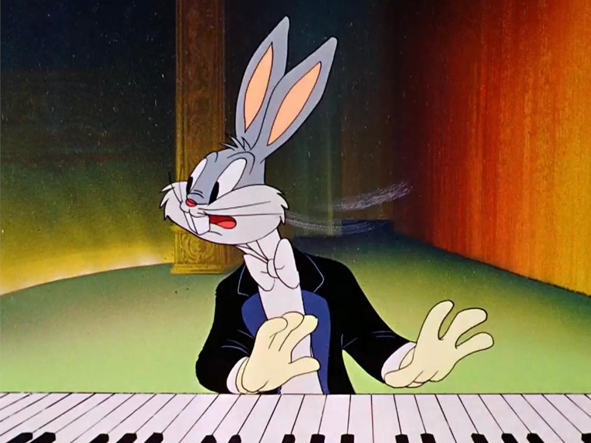 tcm's tweet image. ...What’s up, Doc? 🐰 🥕

That's right folks, Bugs Bunny hops into the spotlight as our Star of the Month this February!

Join us as we honor the hare who made history with a week-long showcase of 45 shorts, starting tonight at 8pm ET.

Learn more here: bit.ly/4qOBvWN