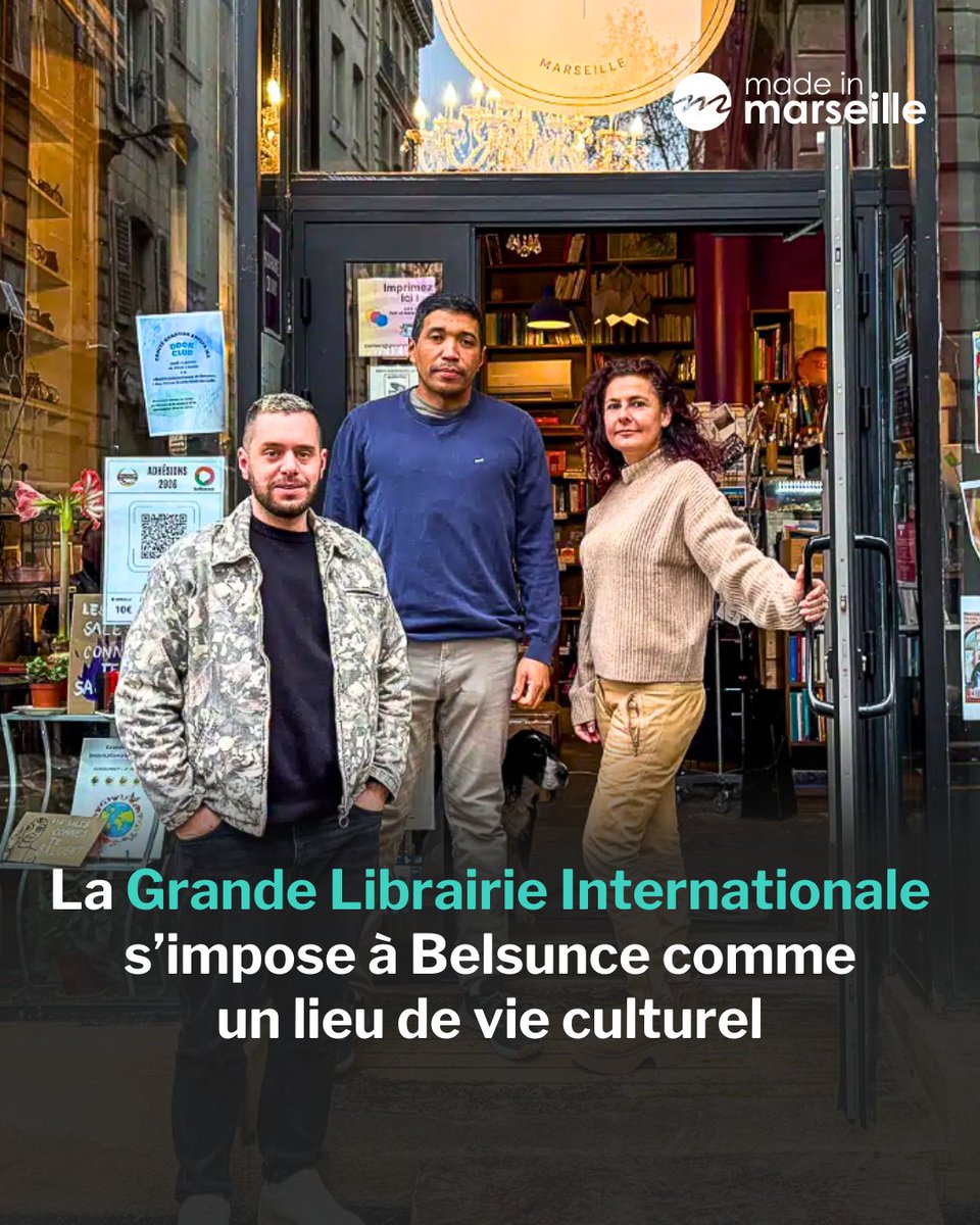 📚 Librairie multilingue, café, espace de création... la Grande librairie internationale s’est imposée en deux ans comme un lieu de vie à part entière à Belsunce.

➡️ madeinmarseille.net/?p=195630