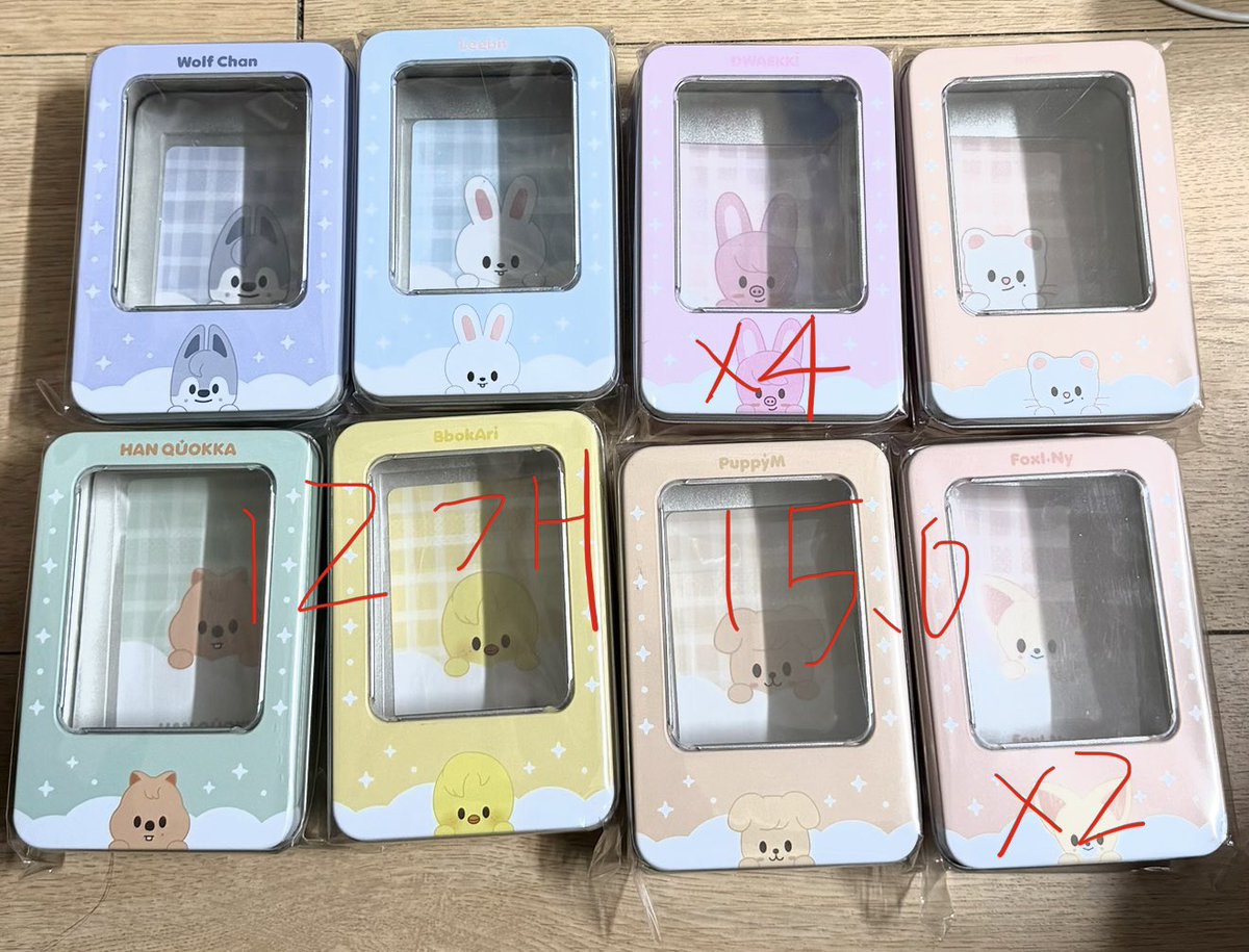 1mochichi_'s tweet photo. 스키즈 팝업 popup 스키주 포카 poca  양도 wts

틴케이스 tincase
12개 일괄 15.0 (원가 이하
개별도 가능 가격 따로 문의

gs반택+0.2
일택+0.4

특전 판매 skz straykids 방찬 리노 창빈 현진 한이 필릭스 용복 승민 아이엔 felix han bangchan leeknow seungmin changbin hyunjin I.N skzoo https://t.co/JE2v04paR8