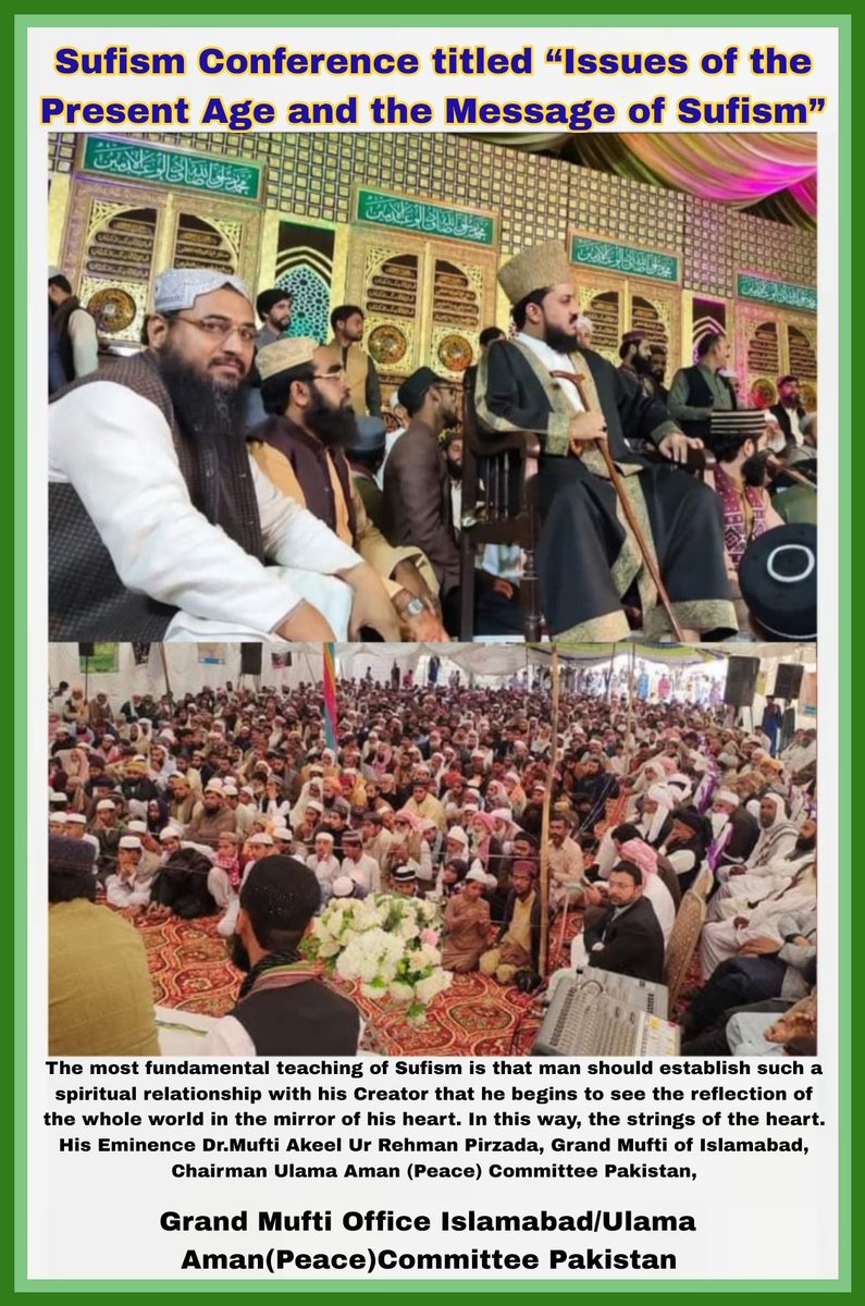 SAJMFNEU's tweet photo. Sufism Conference titled “Issues of the Present Age&amp;the Message of Sufism”
https://t.co/MPV5zg1DVz… https://t.co/yYdtbmwIIq