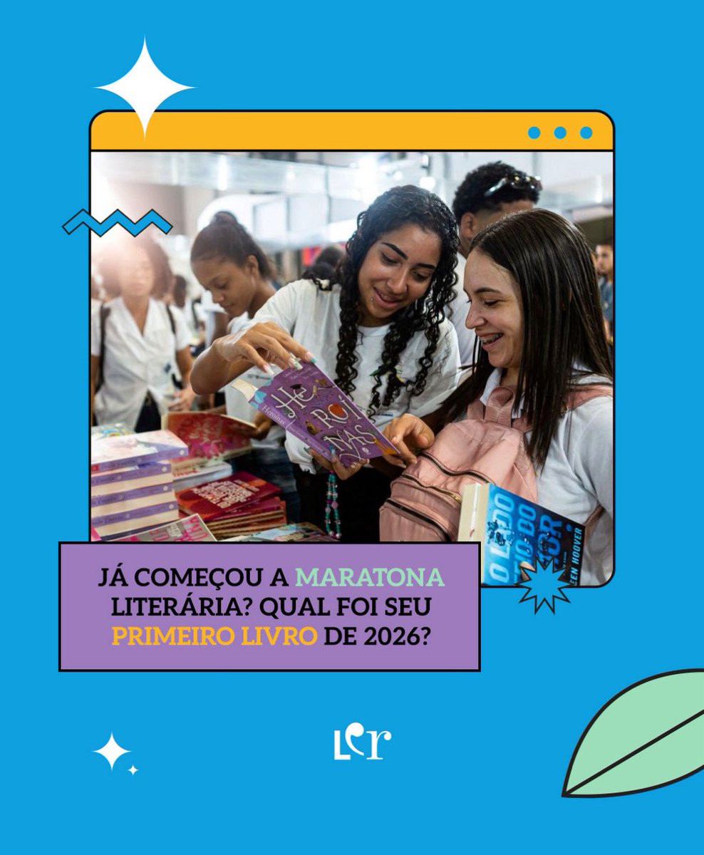 lerfestival's tweet photo. Quem aí já começou a maratona literária? Conta para a gente nos comentários o primeiro livro que você leu ou está lendo? 📚 #LER #LERFestivalDoLeitor https://t.co/sVUwFhcdLx