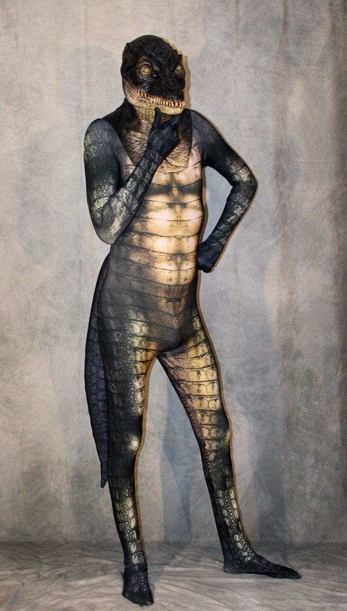"Later Alligator, after awhile Crocodile? Are they making fun of me?"

#petsuit #spandex 

🐊 <a href="/ImmortalMasks/">Immortal Masks</a> 
🪡 <a href="/PETSUITFORFUN/">PETSUIT ペットスーツ</a>