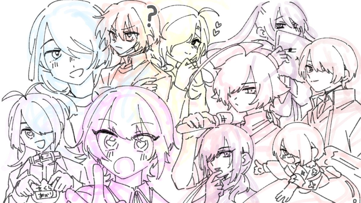 ✨🌈✨
#CoCA楽屋
#あさくらくがき