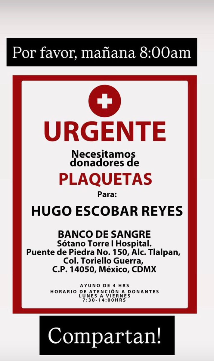 Amores, me la he pasado ayudando banda por acá… jamás lo he publicado ni me he jactado de ello (no es mi estilo), pero si alguien puede/quiere y anda cerca… es un amigo muy cercano 🙏🏼