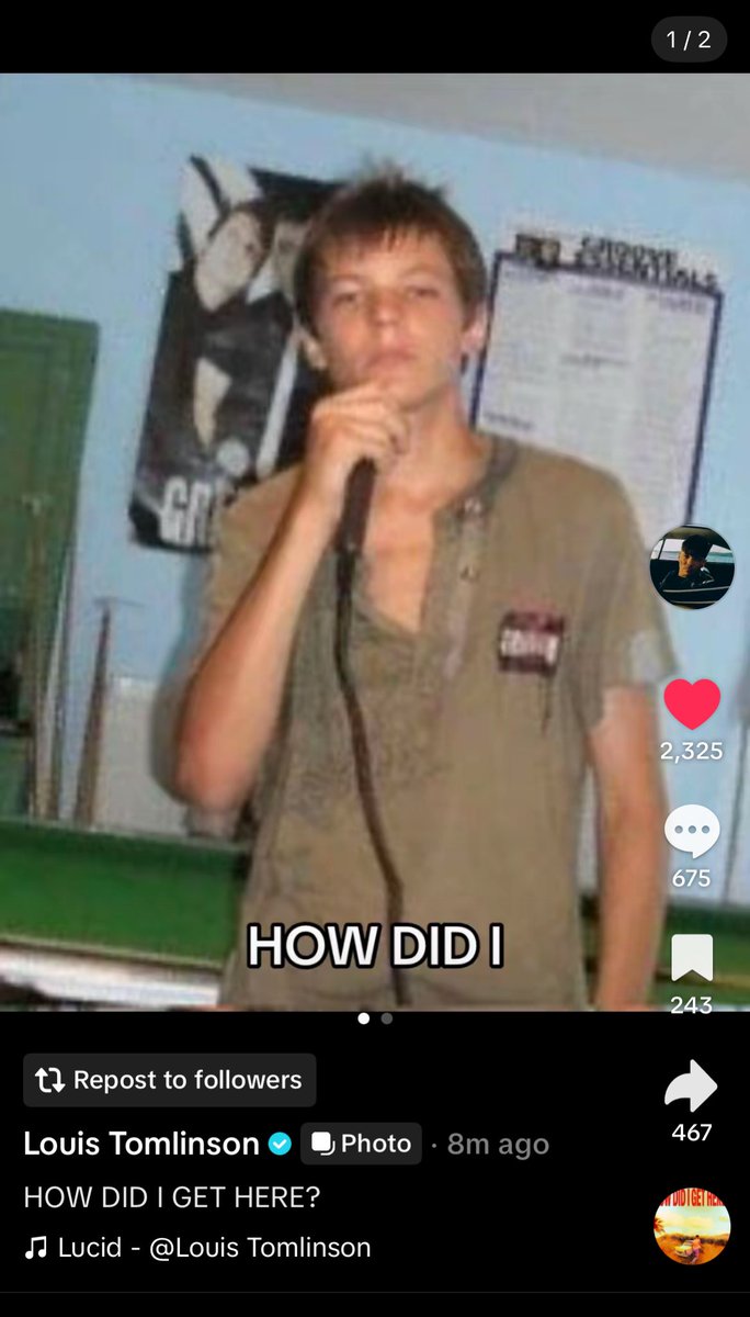 louistbr's tweet photo. 📱 • Louis via TikTok! 🥹❤️ https://t.co/Nut3DDdaGH