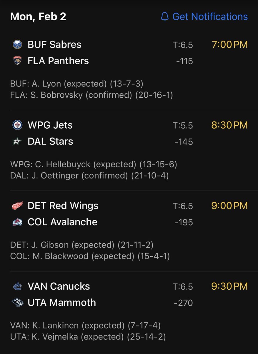NHL plays are going 3-0 tonight 🏒
Like/RT this post if you’re ready to win