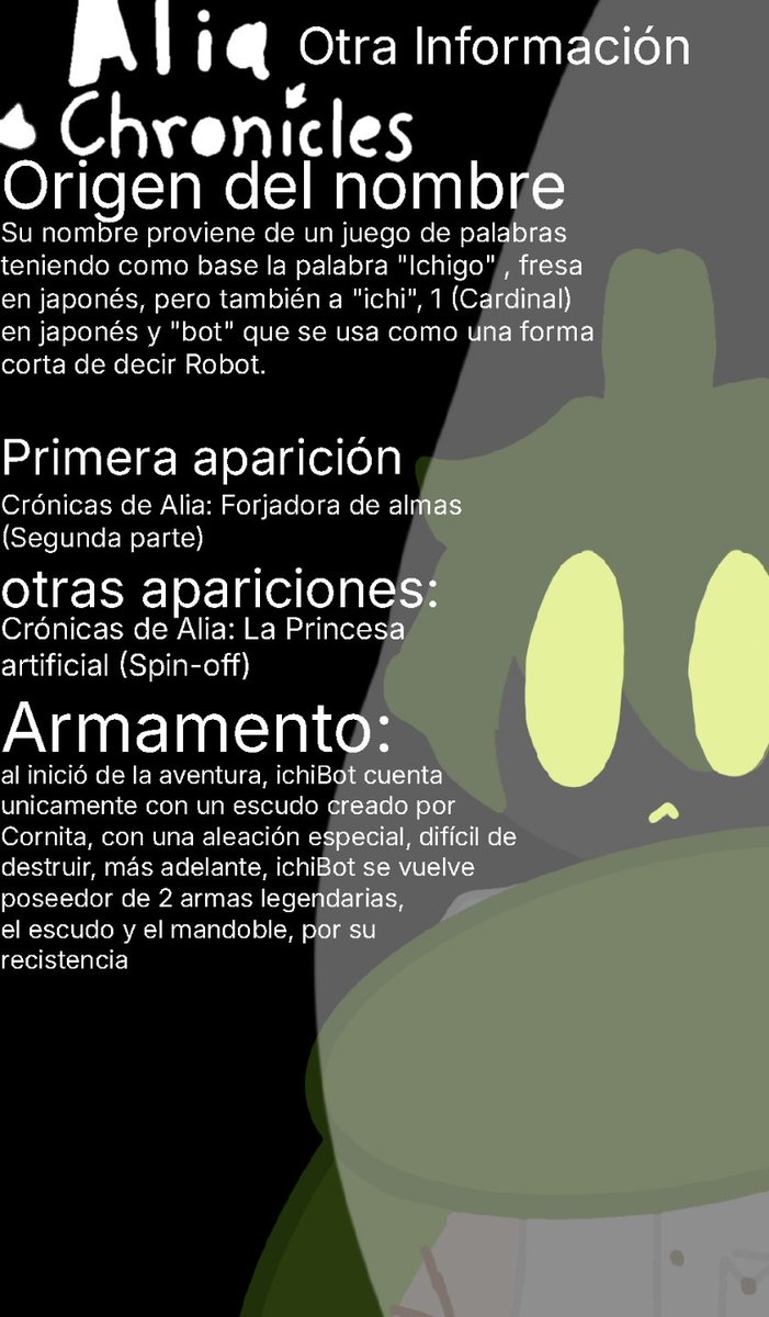 Soy_eltunas1's tweet photo. Now here we have the ichiBot character card
#HArT6 @City_Kite_H6 https://t.co/O1JHAkYDZW