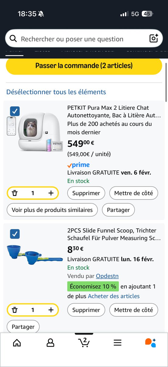 Anthony69250's tweet photo. @fekahdesbois Une petite aide pour des najas de qualité pour mon petit chat ? https://t.co/NHku5jgEKz