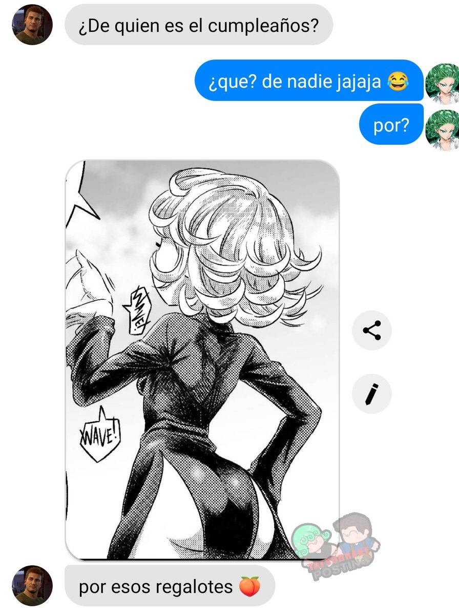 tatsudrake's tweet photo. No sabe que ese regalo es para el 🤭🤭.
Nathan Drake X Tatsumaki.
#nathandrake #tatsumaki #tatsudrake #OnePunchMan #uncharted #uncharted4 #meme #shipping #OPM #ships #shipost #anime https://t.co/XKXDyLHLx1