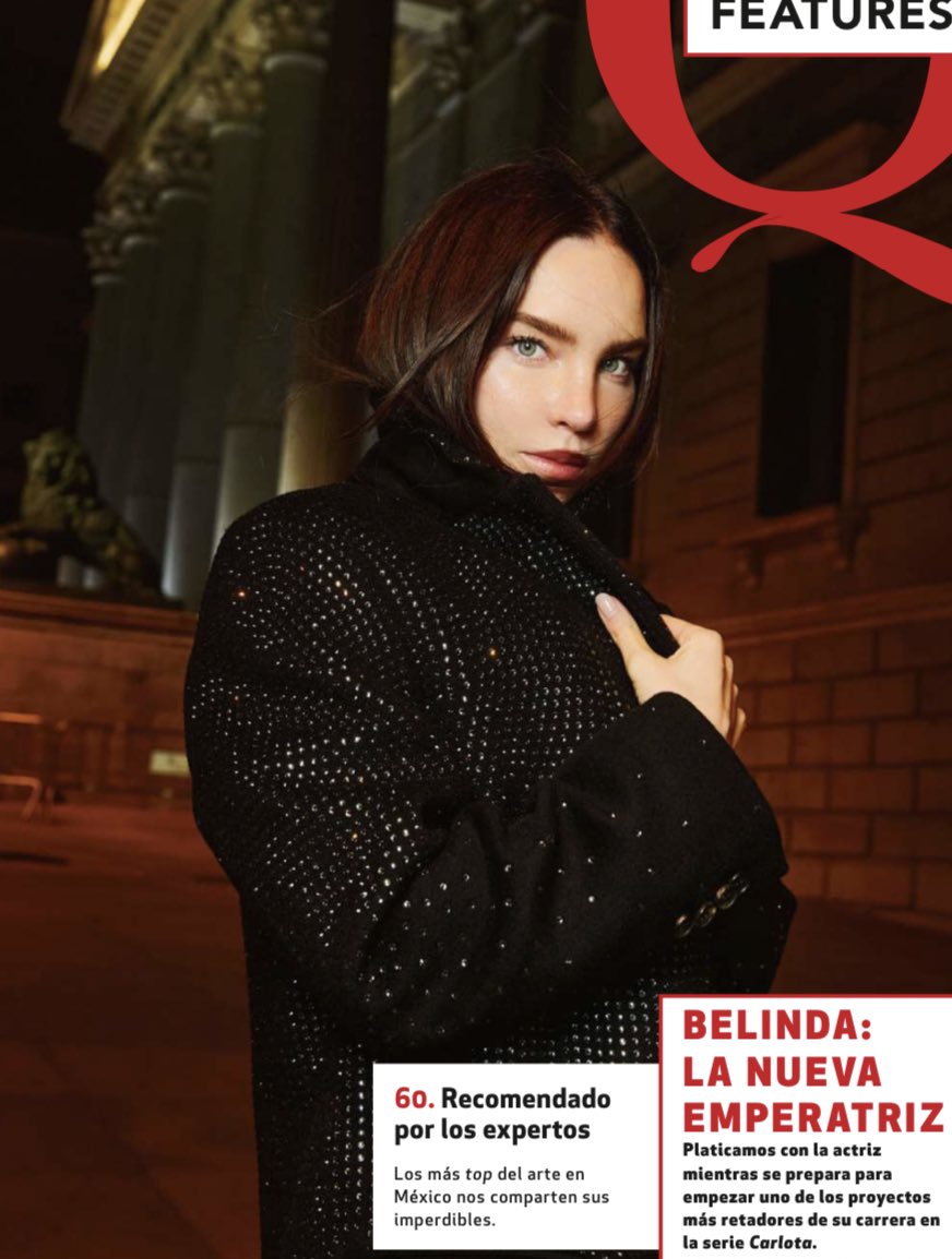 .@BelindaPop revela que ha usado corset hasta cinco horas diarias antes del rodaje de la serie “Carlota” para adaptar su respiración, postura y resistencia física: 

“Literalmente entrenamos con corset para evitar desmayos, la respiración cambia por completo”.