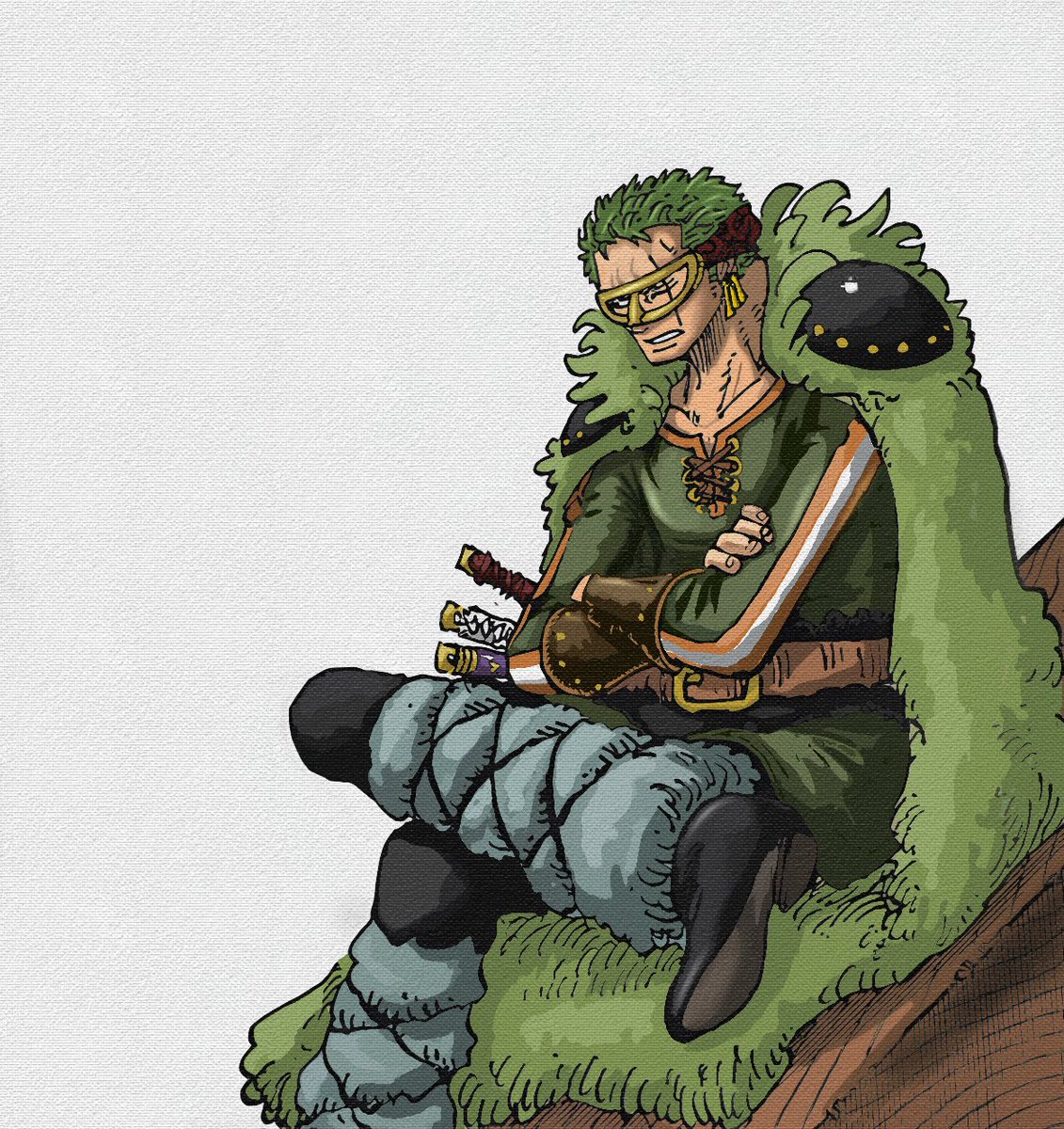 #ONEPIECE #ONEPIECE1173 

Zoro fans...We eating smoked duck in Morocco this week