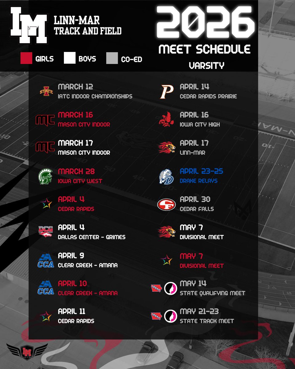 Linn-Mar Track and Field tweet media