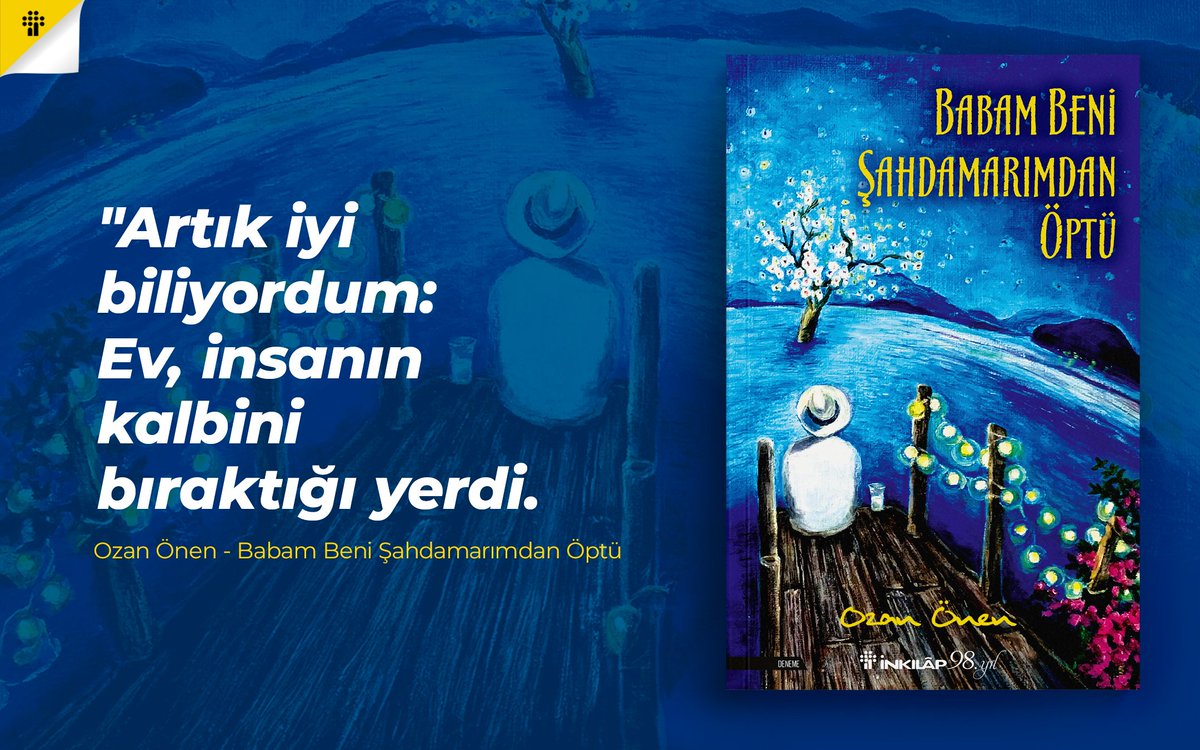 inkilapkitabevi's tweet image. "Artık iyi biliyordum:
Ev, insanın kalbini bıraktığı yerdi."

inkilap.com/babam-beni-sah…

#ozanönen #babambenişahdamarımdanöptü #kitaptavsiyesi #kitapönerisi #inkılapkitabevi