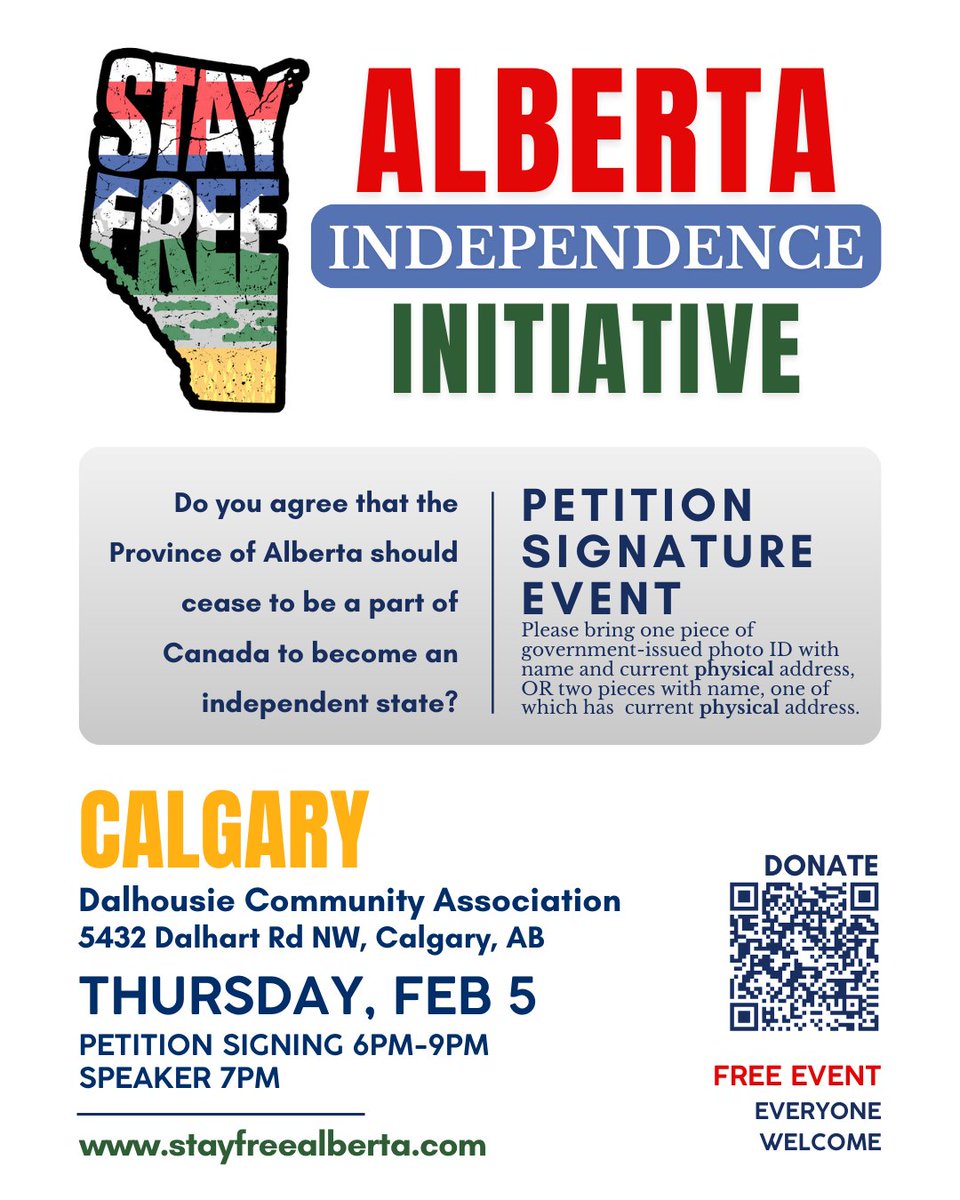 johnrbolton01's tweet image. I was wondering if some of the big X users can give this a plug. It was just announced and it is short notice. I will be MCing and I understand Mitch Sylvestre and @JeffreyRWRath will be there. Thanks for your help. 

#AlbertaIndependence