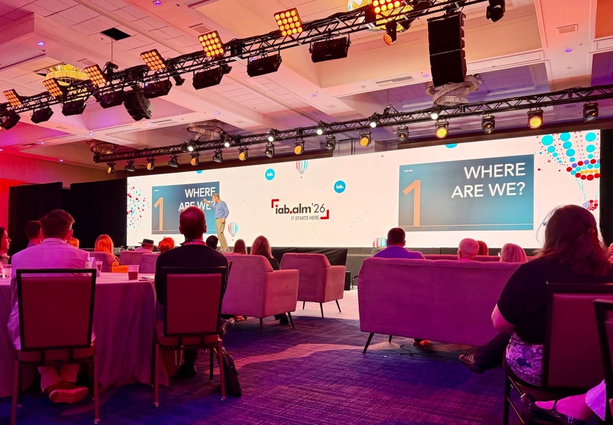 Highlight of today at #IABALM so far was <a href="/iamthezack/">Zack Kass</a>’s opening request for everyone to put down their phones and pay attention. Well
Done.