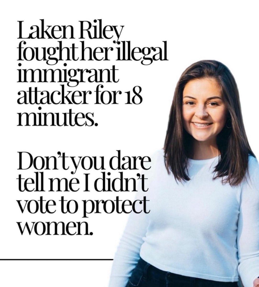 NewswirePatriot's tweet photo. Her last act was leaving DNA under her nails to catch him. If that doesn't wake you up about open borders, what will?
Drop a ❤️ if you're voting to protect women like Laken.
FOLLOW @NewswirePatriot https://t.co/wnCxyLeqf2