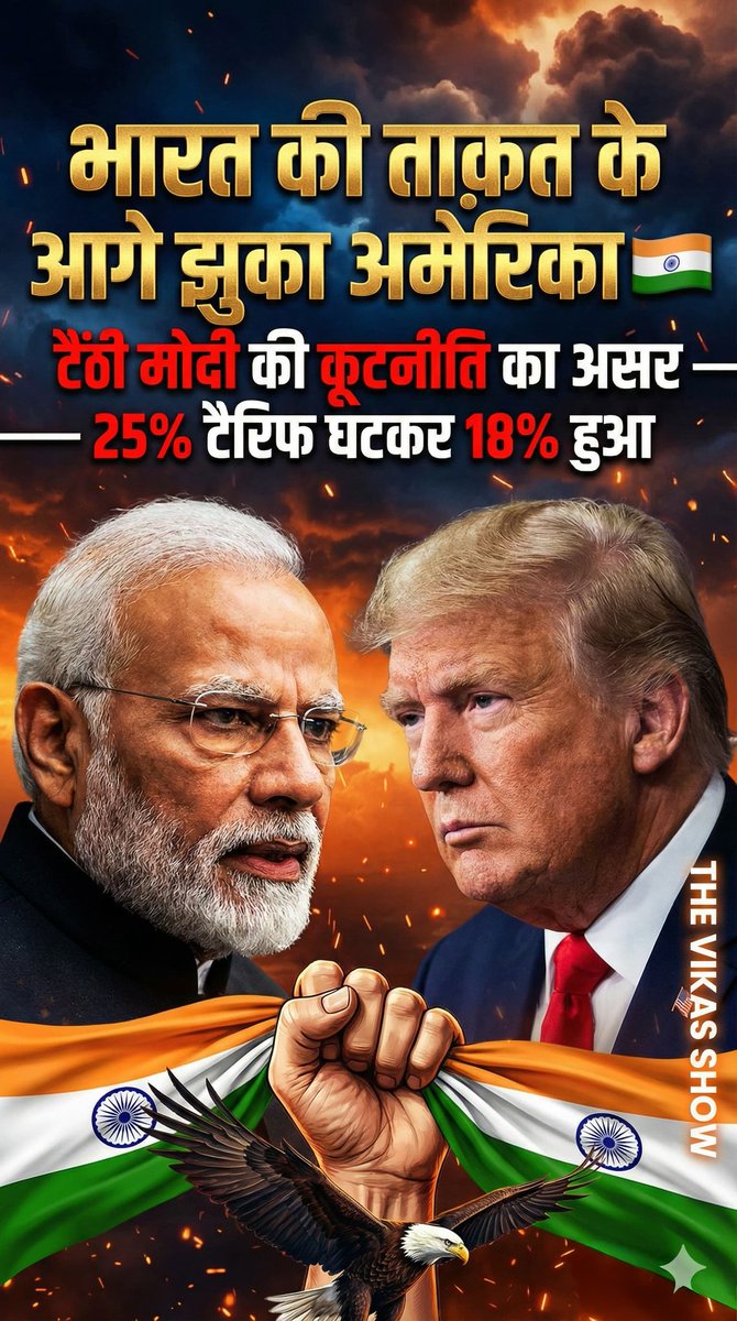 अमेरिका ने घटाया भारत के ऊपर का टैरिफ 

#Modi #tariffs