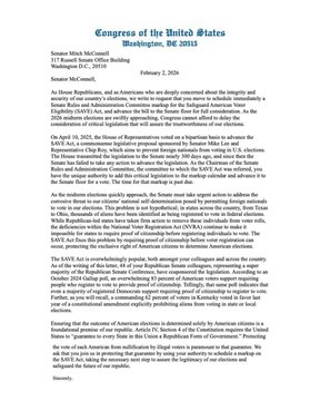 GuntherEagleman's tweet image. 🚨BREAKING: A MASSIVE group of House Republicans, led by firebrand Rep. Brandon Gill, just DROPPED A BOMBSHELL letter DEMANDING Mitch McConnell RELEASE THE SAVE ACT from the Senate Rules Committee and bring it straight to the floor for a vote!

PASS THE SAVE ACT!