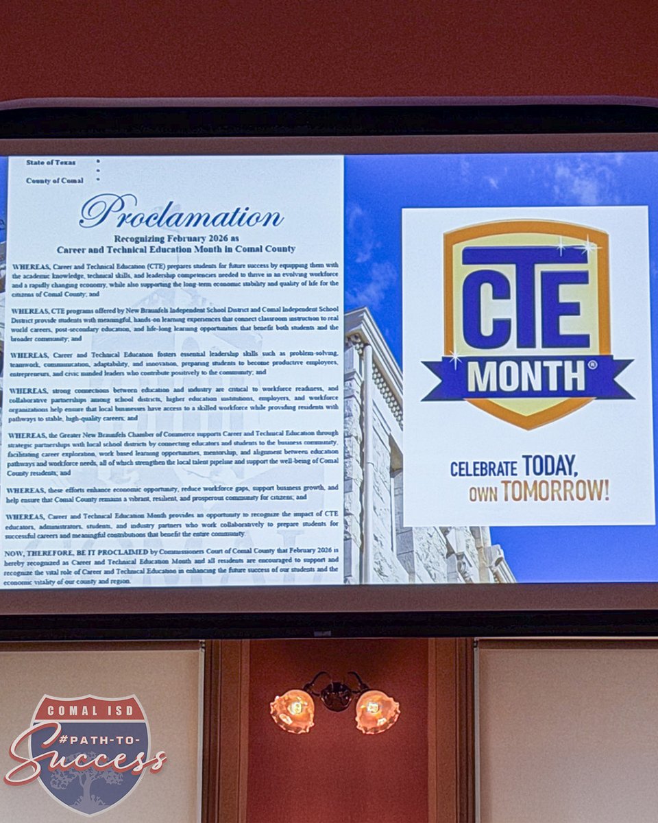 Comal ISD tweet media