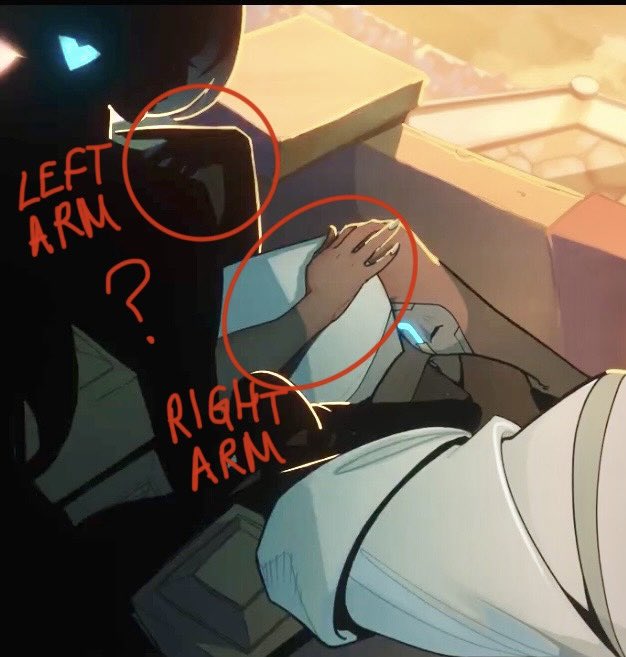 WHAATEVEN's tweet photo. the inconsistency of Vaira’s cybernetic prosthetic arm 🦾
This should’ve been Symmetra undercover, instead they chose to exclude her from Vishkar storyline 🙃🫠
#overwatch #vishkar
(Symm’s prosthetic is on her Left Arm and LW’s gauntlet is on his Right Forearm for reference) https://t.co/mI2efvtp5m